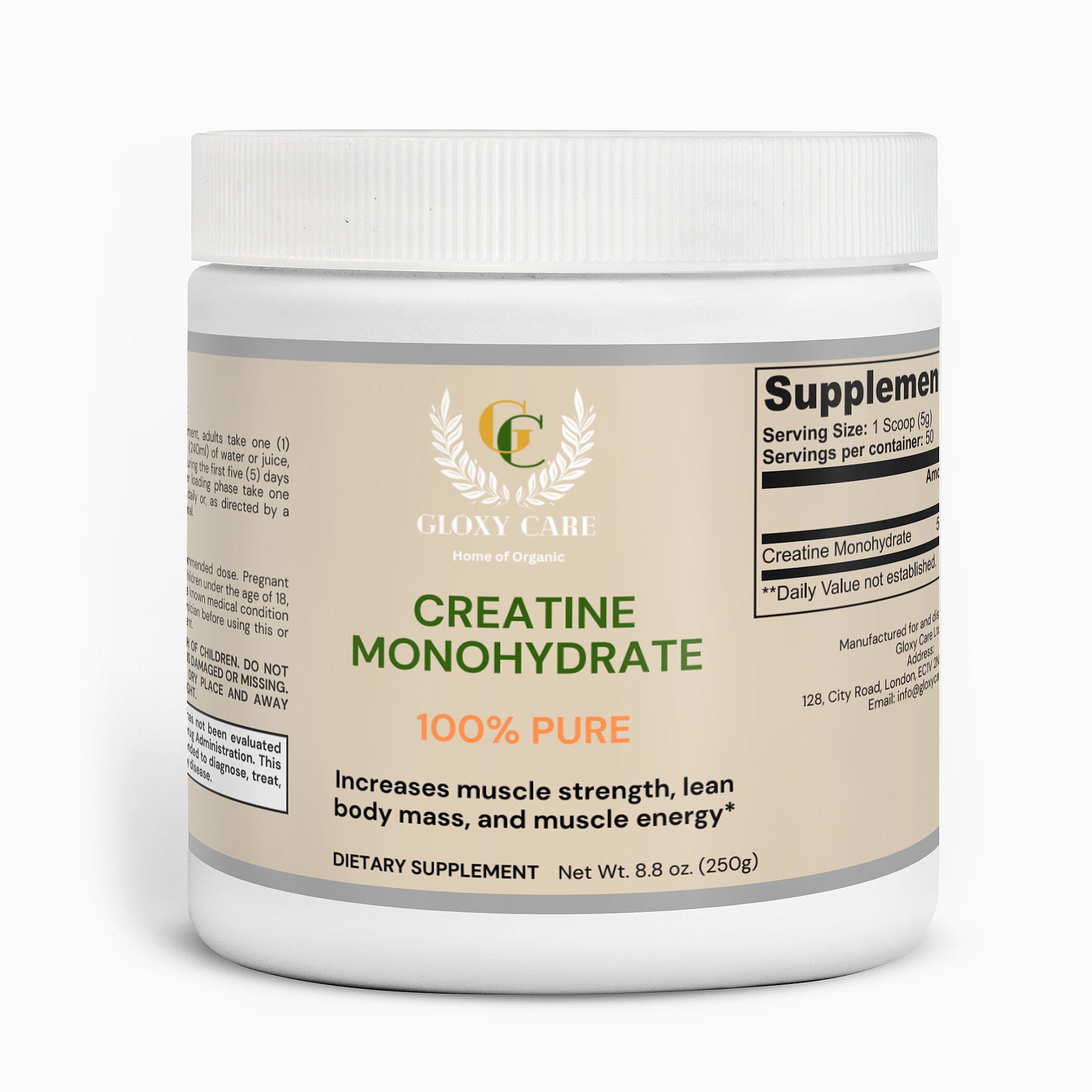 Gloxy Care Creatine Monohydrate Supplement