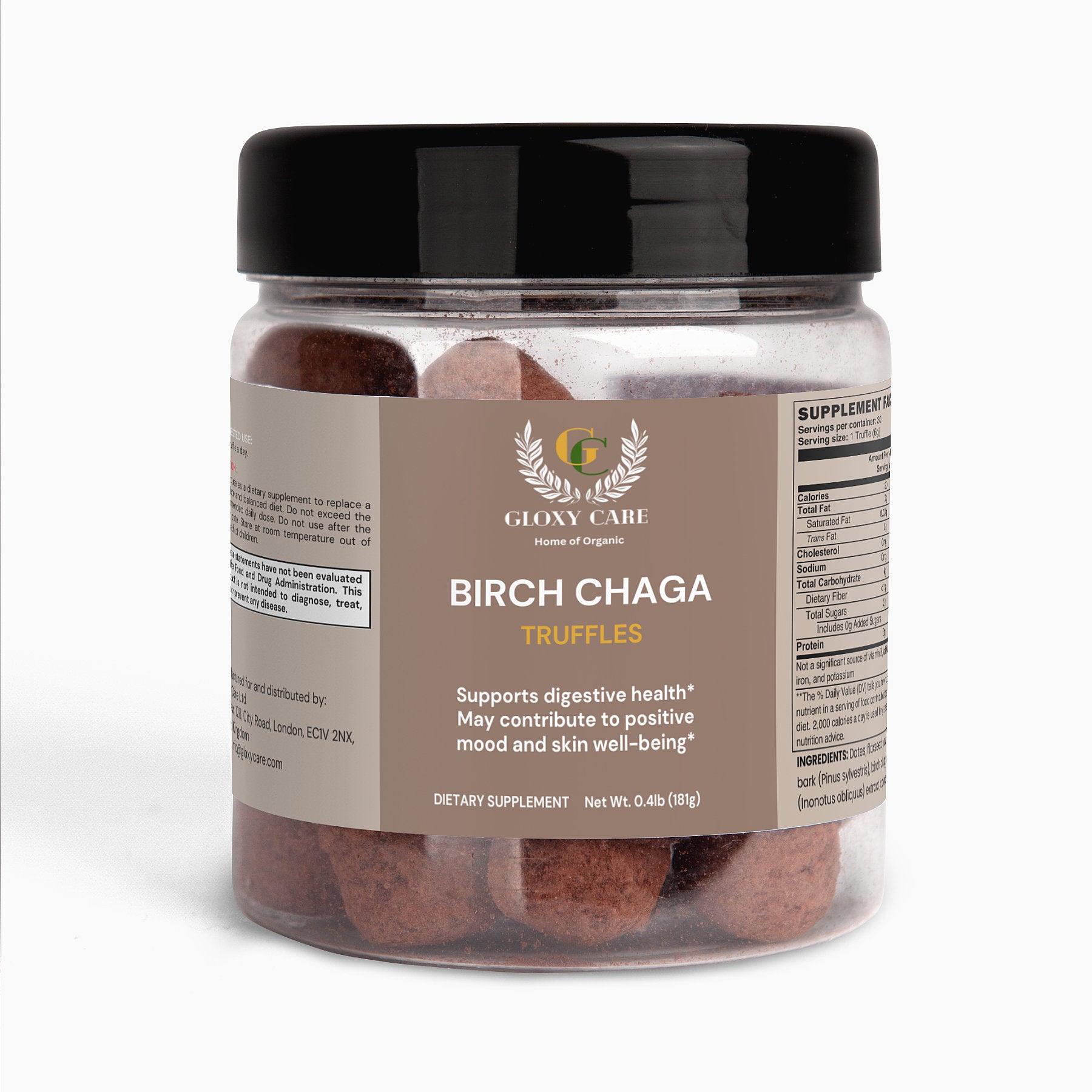 Organic Birch Chaga Truffles- Gloxy Care