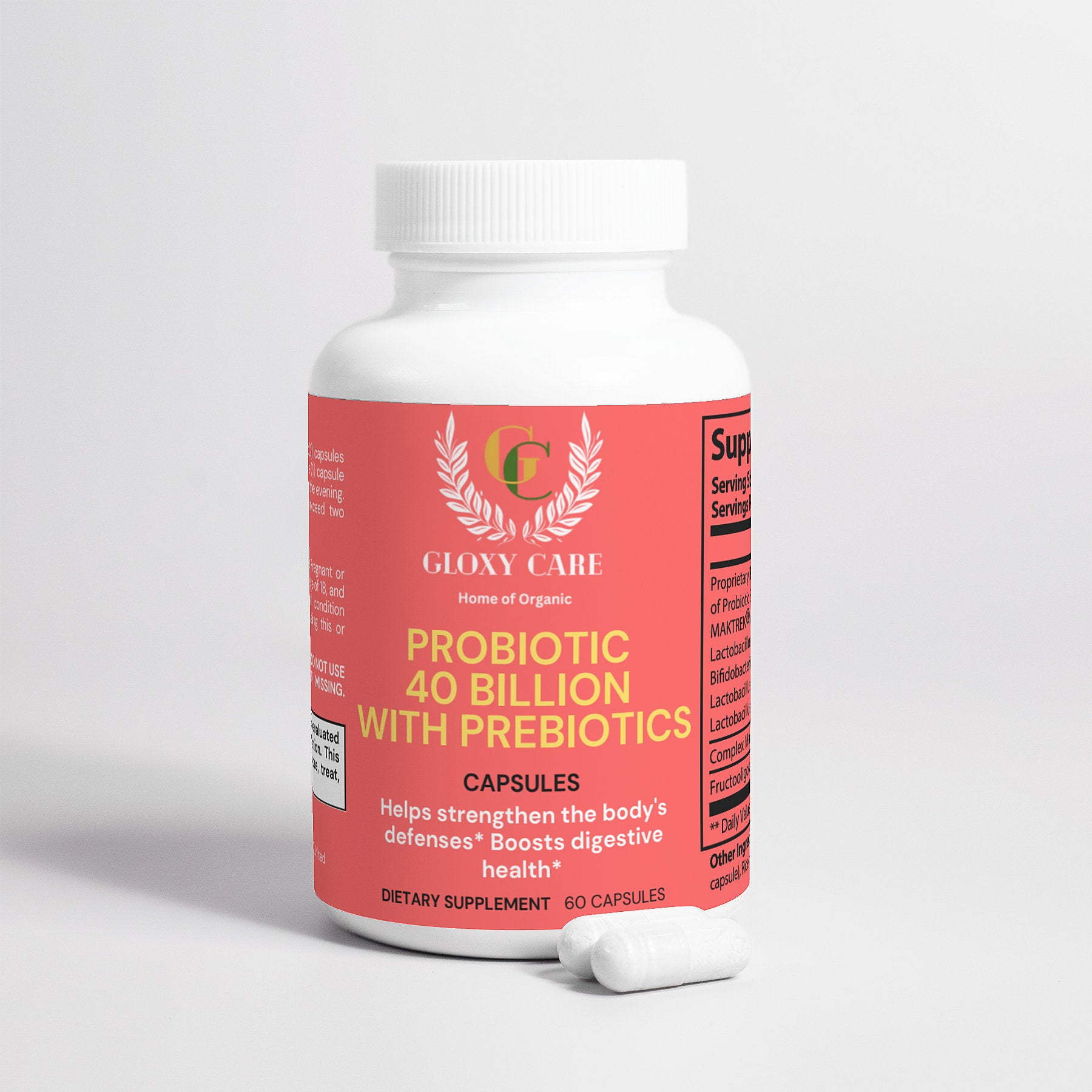 Probiotic 40 Billion with Prebiotics