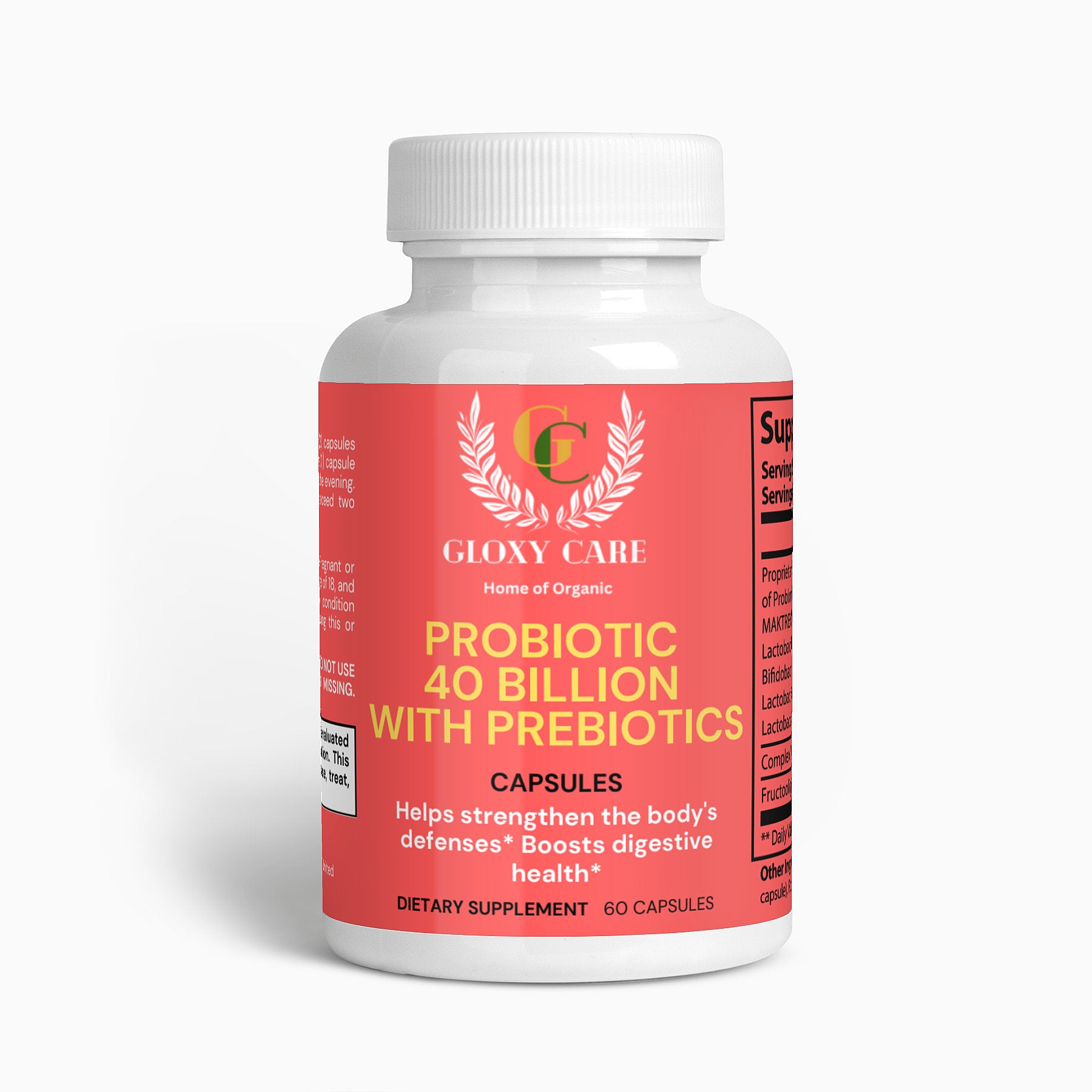 Probiotic 40 Billion with Prebiotics